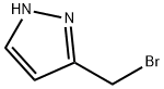 3-溴甲基吡唑 结构式