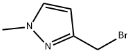 3-溴甲基-1-甲基吡唑 结构式