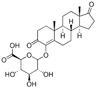 4-Hydroxyandrostenedione glucuronide 结构式