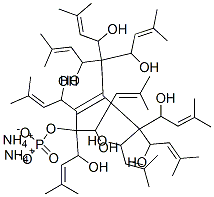 DECAPRENOLPHOSPHATEAMMONIUM 结构式