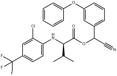 氟胺氰菊酯 结构式