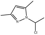 1H-Pyrazole,  1-(1-chloroethyl)-3,5-dimethyl- 结构式