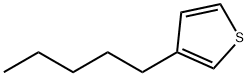 3-正戊基噻吩 结构式