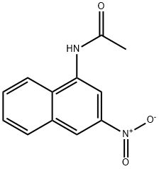 N-(3-硝基萘-1-基)乙酰胺 结构式