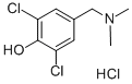 2,6-DICHLORO-4-[(DIMETHYLAMINO)METHYL]PHENOL HYDROCHLORIDE 结构式