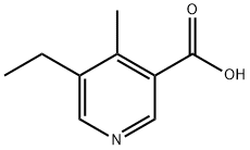 5-Ethyl-4-Methyl-3-pyridinecarboxylic acid 结构式