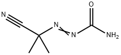 1-((氰基-1-甲基乙基)偶氮)甲酰胺 结构式