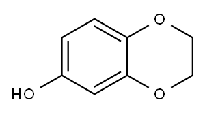 6-羟基-1,4-苯并二噁烷 结构式