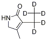 3-(五氘乙基)-1,5-二氢-4-甲基-2H-吡咯-2-酮 结构式