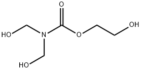 2-羟基乙基二(羟基甲基)氨基甲酸酯 结构式