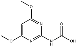 Carbamic acid, (4,6-dimethoxy-2-pyrimidinyl)- (9CI) 结构式