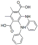 2,5-二[(4-甲基苯基)氨基]-1,4-苯二甲酸 结构式