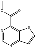 硫代[3,2-D]嘧啶-4-羧酸甲酯 结构式