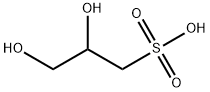 2,3-二羟基丙烷-1-磺酸 结构式