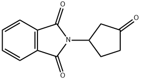 2-(3-氧代环戊基)异吲哚-1,3-二酮 结构式