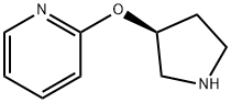 (S)-2-(3-吡咯烷氧基)吡啶 结构式