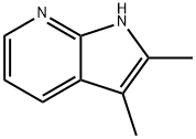 2,3-二甲基-1H-吡咯并[2,3-B]吡啶 结构式