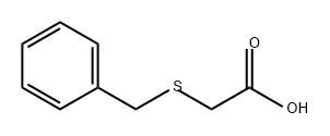 S-苄基巯基乙酸 结构式