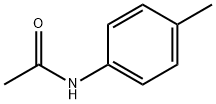 4-甲基乙酰苯胺 结构式