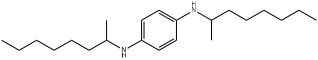 N,N'-BIS(1-METHYLHEPTYL)-P-PHENYLENEDIAMINE 结构式