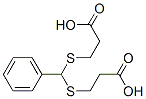 3,3'-[(苯基亚甲基)双(硫代)]双丙酸 结构式