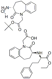 (S)-3-Amino-2,3,4,5-Tetrahydro-2-Oxo-1H-1-Benzazepine-1-AceticAcid1,1-DimethylEthylEster,BenazeprilHcl 结构式