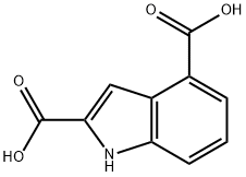 吲哚-2,4-二甲酸 结构式