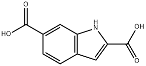 吲哚-2,6-二羧酸 结构式