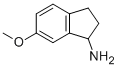 6-甲氧基-1-氨基茚满盐酸盐 结构式