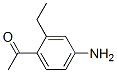 Ethanone, 1-(4-amino-2-ethylphenyl)- (9CI) 结构式