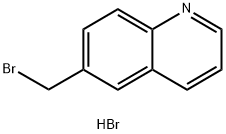 6-溴甲基喹啉(HBR) 结构式