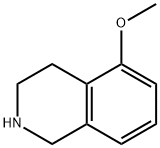 5-甲氧基-1,2,3,4-四氢异喹啉 结构式
