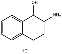 2-氨基-1,2,3,4-四氢萘-1-醇盐酸盐 结构式
