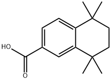 5,5,8,8-四甲基-5,6,7,8-四氢-2-萘羧酸 结构式