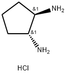 (1R,2R)-反式-1,2-环戊烷二胺 二盐酸盐 结构式
