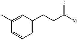 Benzenepropanoyl chloride, 3-Methyl- 结构式