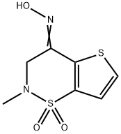 (4Z)-2-methyl-2,3-dihydro-4H-thieno[2,3-e][1,2]thiazin-4-one oxime 1,1-dioxide 结构式