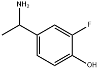 4-(1-乙胺基)-氟苯酚 结构式