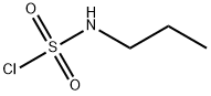 N-PROPYL氨SULFONYL CHLORIDEN-PROPYLSULFAMOYL CHLORIDE 结构式