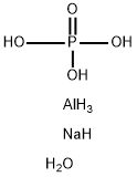 四水合磷酸铝钠 结构式