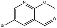 5-溴-2-甲氧基吡啶-3-甲醛 结构式