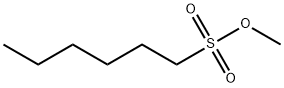 methyl n-hexylsulfonate 结构式