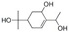 2-(1-hydroxyethyl)-5-(2-hydroxypropan-2-yl)cyclohex-2-en-1-ol 结构式