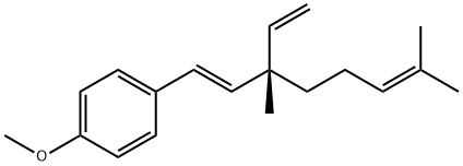 1-((E)-(S)-3,7-DIMETHYL-3-VINYL-OCTA-1,6-DIENYL)-4-METHOXY-BENZENE 结构式