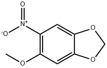 苯,1-甲氧基-6-硝基-3,4-亚甲二氧基- 结构式