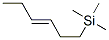 3-Hexenyltrimethylsilane 结构式