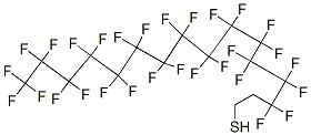 3,3,4,4,5,5,6,6,7,7,8,8,9,9,10,10,11,11,12,12,13,13,14,14,15,15,16,16,16-Nonacosafluorohexadecane-1-thiol 结构式