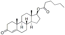 17beta-hydroxyandrost-4-en-3-one hexanoate 结构式