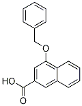 4-(苄氧基)萘-2-羧酸 结构式