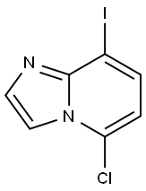 IMidazo[1,2-a]pyridine, 5-chloro-8-iodo- 结构式